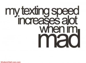 Teting Speed When You Are Mad >