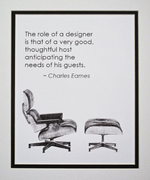 Art Poster Charles Eames Quote #hermanmiller #thomasinterior # ...