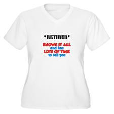 Funny Retirement Quotes Women's Plus Size T-Shirts