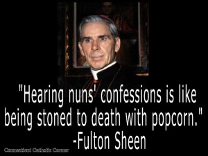Nuns' confessions Fulton Sheen