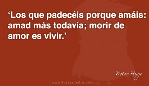 Frases de amor de Victor Hugo