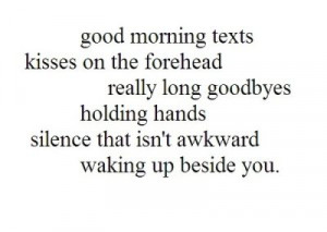 kisses Personal holding hands relatable goodbyes good morning texts