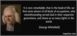 More George Whitefield Quotes