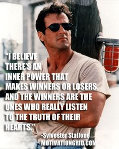 Motivational Quote Image - Sylvester Stallone - http://motivationgrid ...