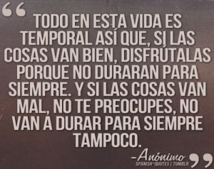 About Life Quotes in Spanish