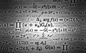 Math equations wallpaper background