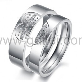 Broken Heart Promise Rings for Couples