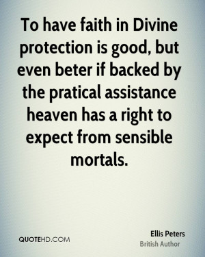 Ellis Peters Faith Quotes