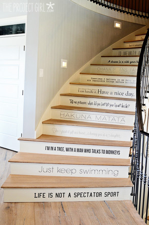 stairs leading up to the attic were also a favorite. Playful quotes ...