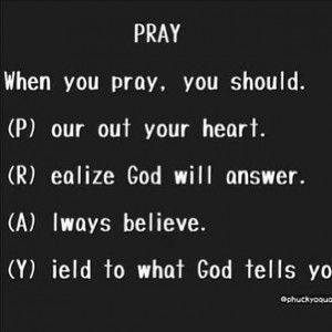 The power of #Prayer