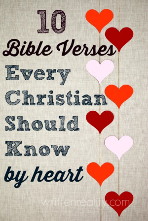 10 Bible Verses Every Christian Should Know by Heart