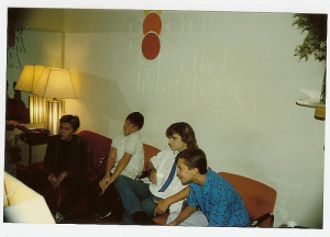 Waiting to promote Stand By Me on Good Morning America in 1986 (via ...
