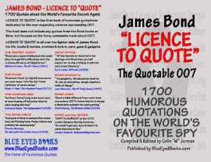 James Bond Quotes Book Licence Quote Quotable