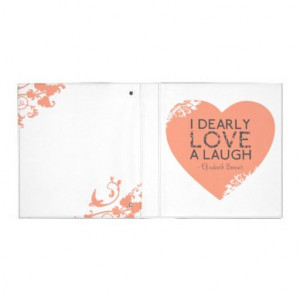 Dearly Love A Laugh - Jane Austin Quote Binders