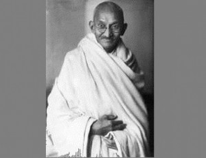 ... protests against the British domination of India, Mahatma Gandhi