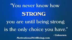 Motivational Quotes About Strength – For a stronger tomorrow