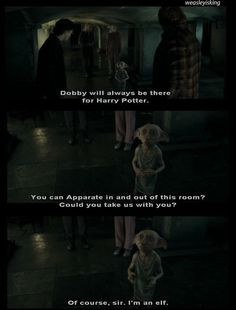 ... harry potter quotes elves dobby quotes dobby quotes google search