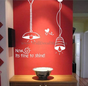 Its Time To Shine Light Wall Decals