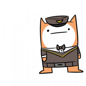 little animated spray I made of the cat from Battleblock Theater.