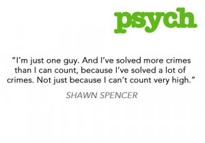 Shawn Spencer quotes are awesome.
