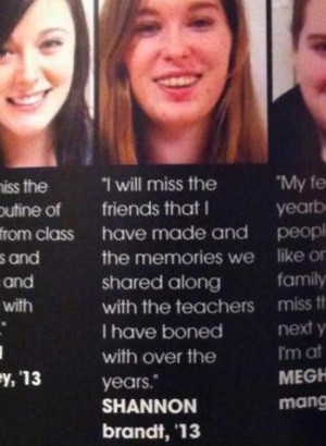 35 Funny Yearbook Quotes of Uninspired Seniors
