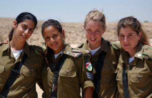 IDF female infantry recruits