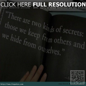 Hiding Secrets Quotes. QuotesGram