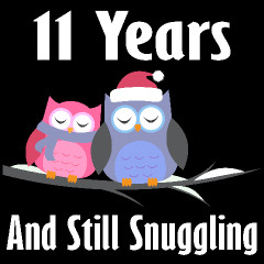 6th Anniversary Snuggling Owls