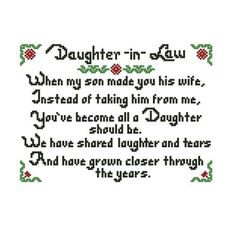 Quotes For Daughter In Law image search results