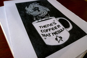 Star Trek Voyager Woodblock Print Quote