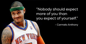 Words of Wisdom: Carmelo Anthony #Knicks