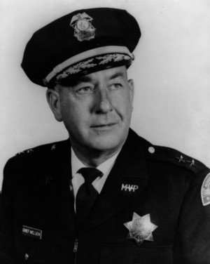 Police Chief Arthur C. Nielsen started with the department in 1941 ...