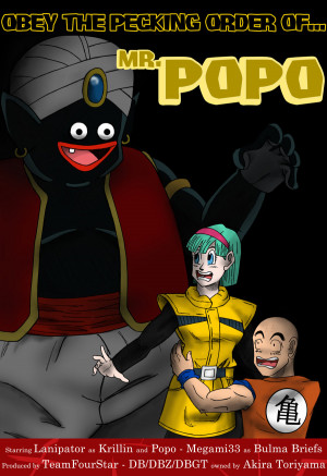 DBZ Abridged fan art - Popo movie poster by Stark-liverbird
