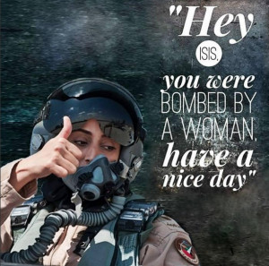 makes Arab and Muslim history with first ever female fighter pilot ...
