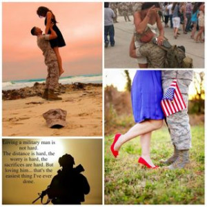 Pinterest screen grab of military love shared images