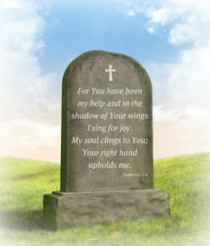 Epitaphs Bible Quotes
