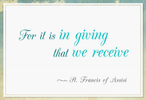 st francis of assisi quote