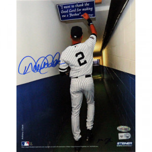 Home Sports Memorabilia Baseball Derek Jeter Signed Color Tunnel 8x10 ...