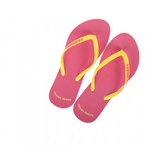 Skidder Women's Foot Quote Flip Flops - 
