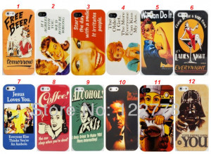 60s Funny Quotes Vintage Ads Billboard Poster Plastic Case for iPhone ...