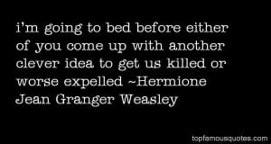 Favorite Hermione Jean Granger Weasley Quotes