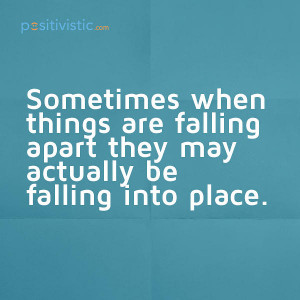 ... outcomes: quote things falling apart positive outcome destiny purpose