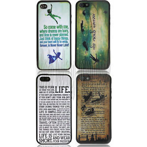 Details about Peter Pan Quotes durable case for iphone 5C PC+TPU 01282