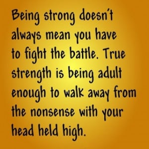 Positive Inspirational Quotes: Being strong doesn't always... | Quotes