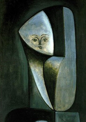 Pablo Picasso. Tête de femme (Françoise Gilot). 1946 year