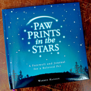 20.00 Pet Loss Sympathy Gift Book - Paw Prints in the Stars
