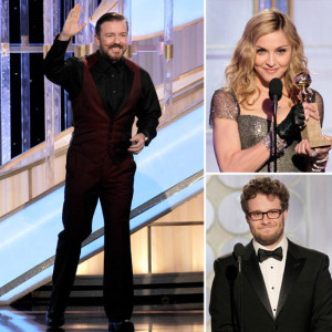 Best 2012 Golden Globes Quotes From Ricky Gervais, Madonna, Seth Rogen ...
