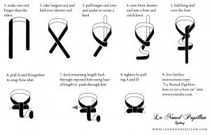 How To Tie A Bow Tie Instructions - Le Noeud Papillon Sydney
