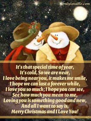 Merry Christmas and I Love You