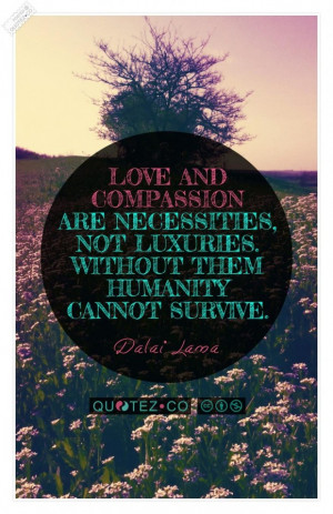 Love and compassion quote